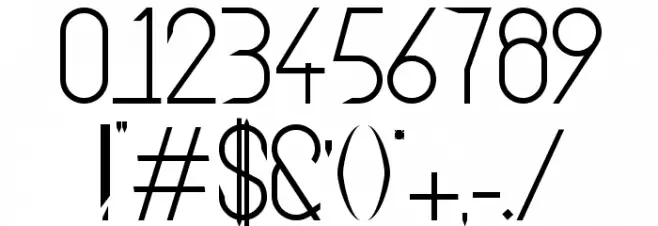 Aggressor Font OTHER CHARS