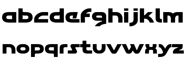 Aghara Std Font LOWERCASE
