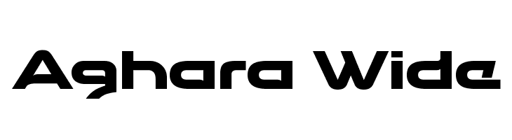 Aghara Wide  les polices de caractères gratuit tlcharger