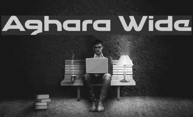 Aghara Wide Font examples
