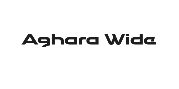 Aghara Wide Logo