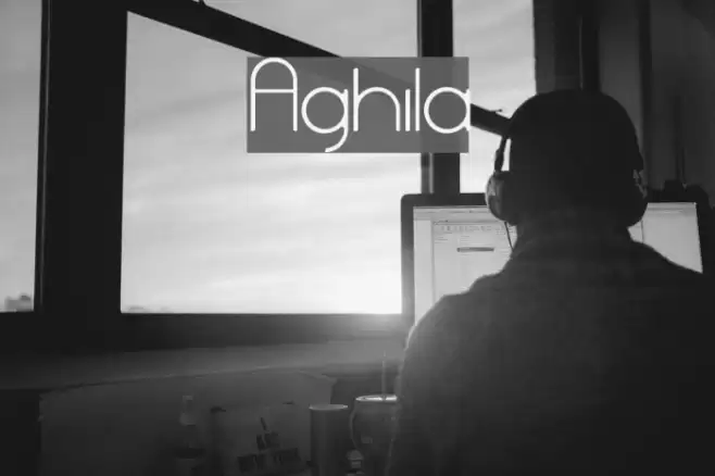 Aghila फ़ॉन्ट examples