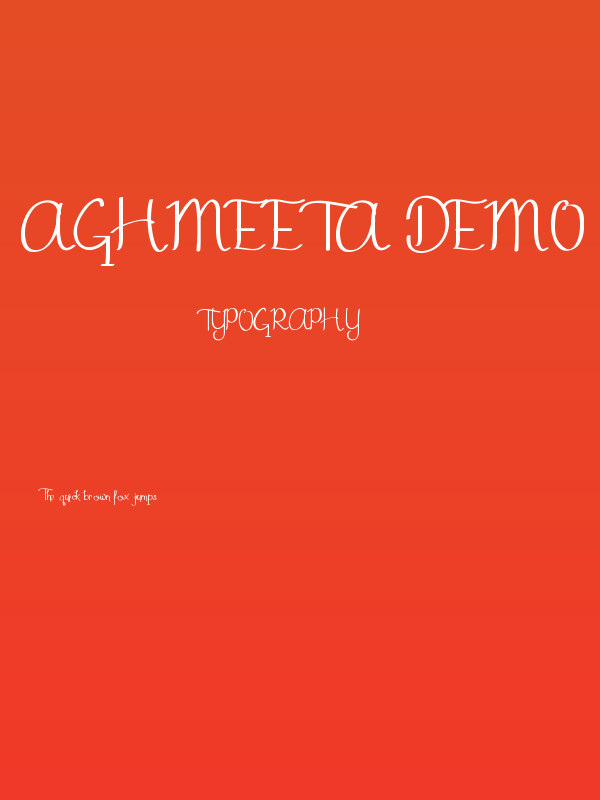 Aghmeeta Demo Poster