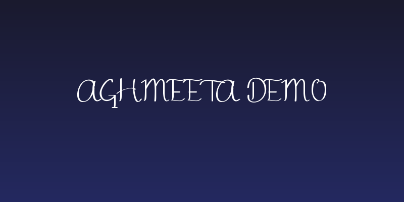 Aghmeeta Demo Social Header