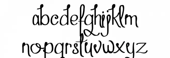 Aghmeeta Demo Font LOWERCASE