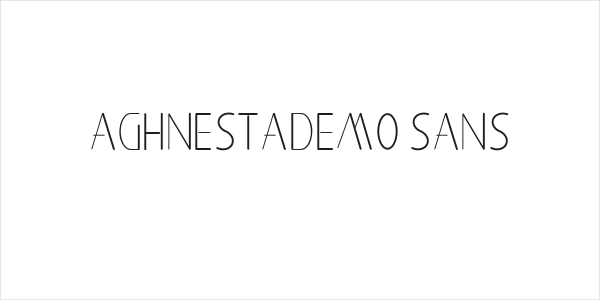 Aghnestademo Sans Logo