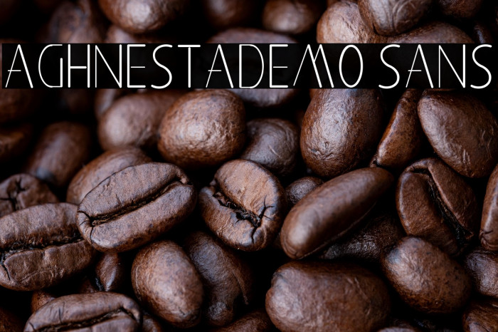 Aghnestademo Sans Example 1