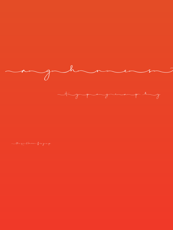 Aghnestademo Signature Poster