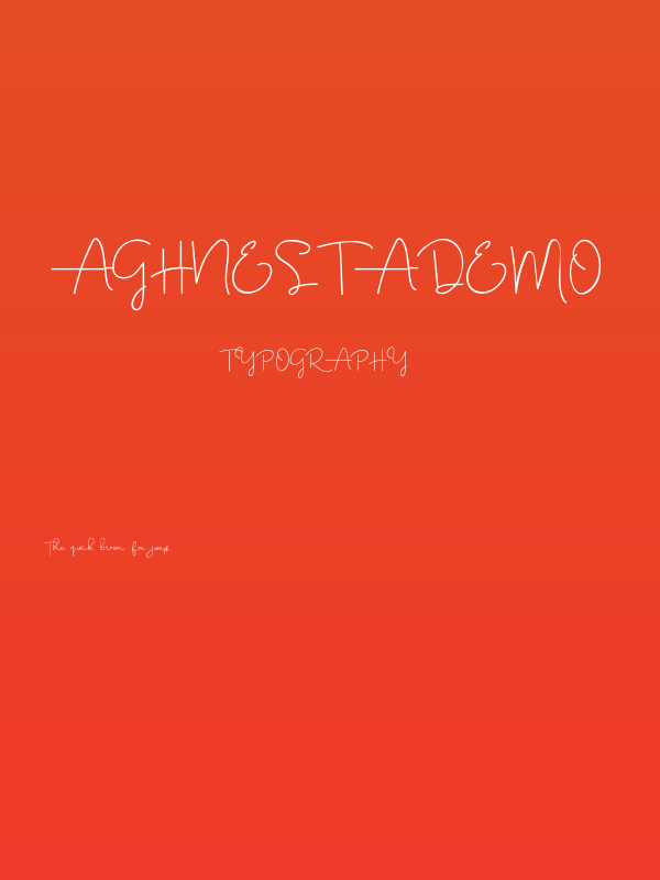 Aghnestademo Poster