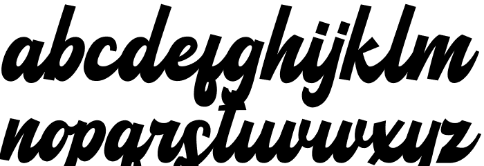 Agies Fresh Font LOWERCASE