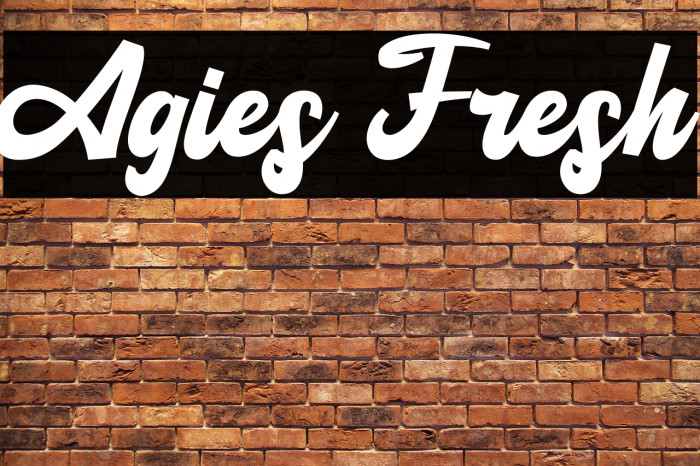 Agies Fresh Example 2