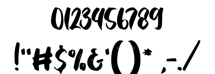 Agil Script Font OTHER CHARS