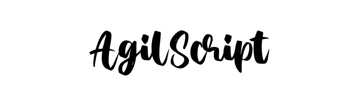 AgilScript  免费字体下载