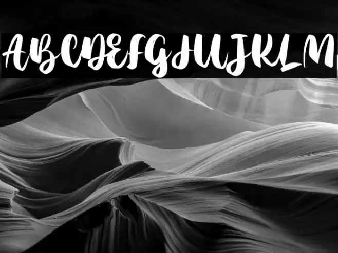 AgilScript Font examples