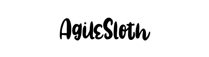 Agile Sloth  Free Fonts Download