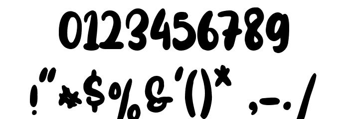 Agile Sloth Font OTHER CHARS