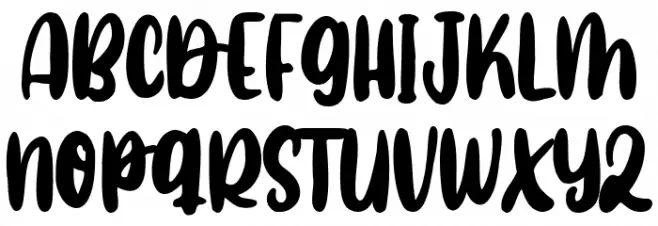 Agile Sloth Schriftart Groß