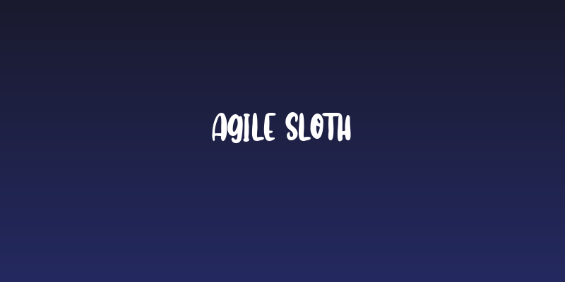 Agile Sloth Social Header