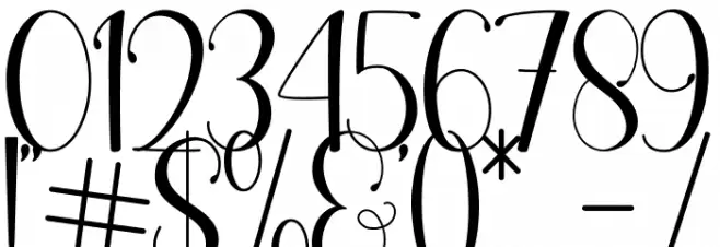 Agilia Font OTHER CHARS