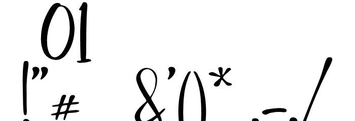 Agirly - Persnal Use フォント その他の文字