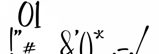 Agirly - Persnal Use Font Alte caractere