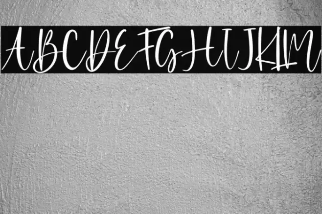 Agirly - Persnal Use Font examples