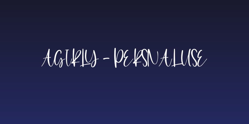 Agirly - Persnal Use Social Header