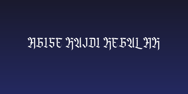 Agise rujdi Regular Social Header