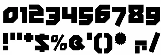 AgitProp Medium Font OTHER CHARS