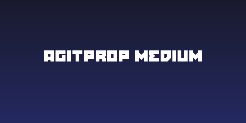 AgitProp Medium Social Header