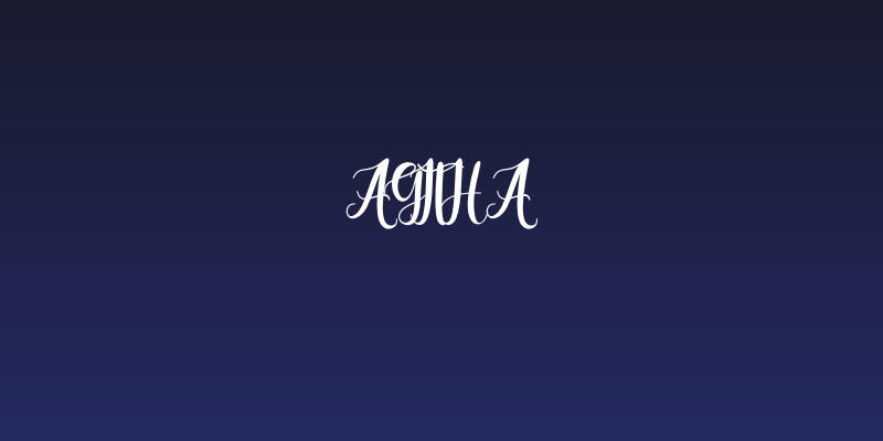 Agitha Social Header