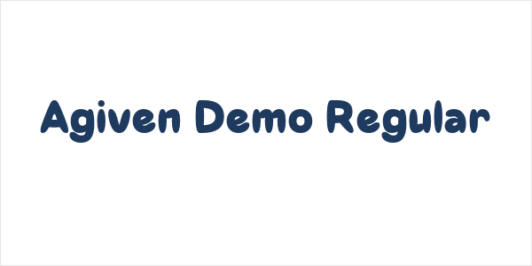 Agiven Demo Regular Logo