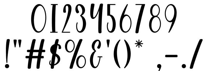 Agleisya Font OTHER CHARS