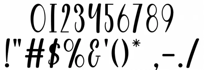 Agleisya Font OTHER CHARS