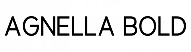Agnella Bold  免费字体下载