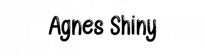 Agnes Shiny  Free Fonts Download