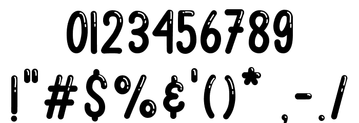 Agnes Shiny Font OTHER CHARS