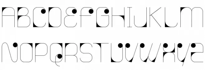Agnes serif Font UPPERCASE