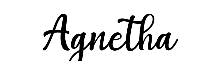 Agnetha  font caratteri gratis