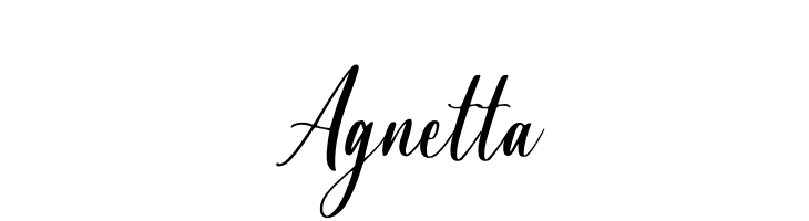 Agnetta  免费字体下载