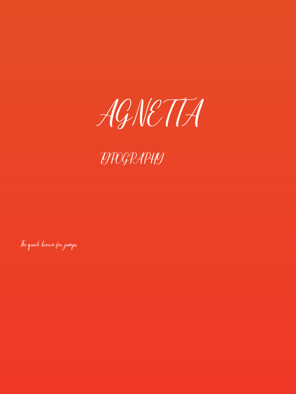 Agnetta Poster