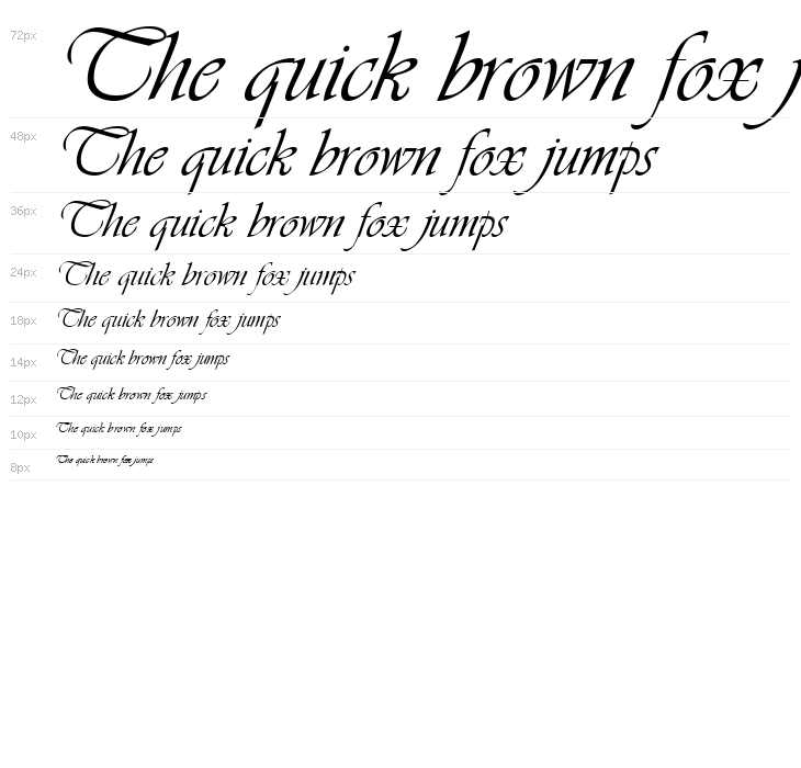 Agnez Lovely Italic Waterfall