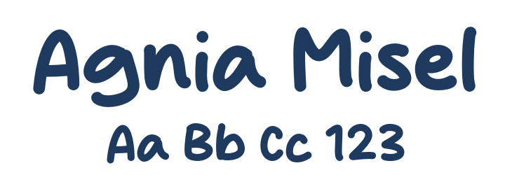 Agnia Misel Font Preview
