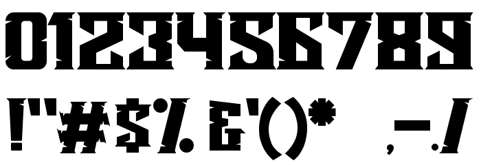 Agnostic Font OTHER CHARS