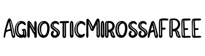 AgnosticMirossaFREE  Fuentes Gratis Descargar