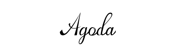 Agoda Шрифта