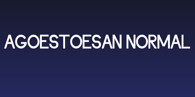 Agoestoesan Normal Social Header