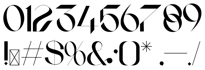 Agoka Family Font OTHER CHARS