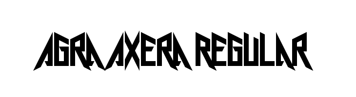 Agra Axera Regular Font