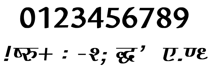 Agra Bold Font OTHER CHARS